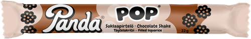 Panda Pop巧克力奶昔夹心甘草棒 22g｜Panda Pop suklaapirtelö täytelakritsipatukka 22g