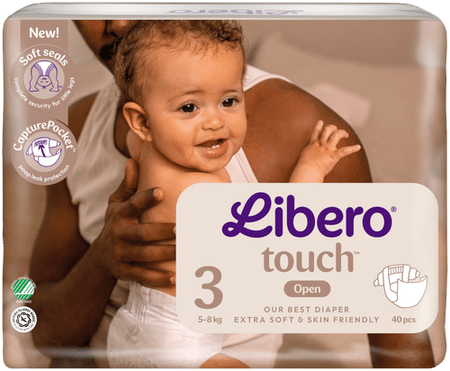 Libero Touch 粘贴式纸尿裤 3号 40片 5-8公斤
