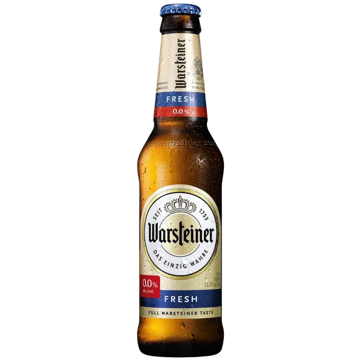 Warsteiner Premium Fresh alkoholiton olut 0,0% 0,33 l plo｜Warsteiner 优质新鲜0度饮品 0.0% 0.33 l plo