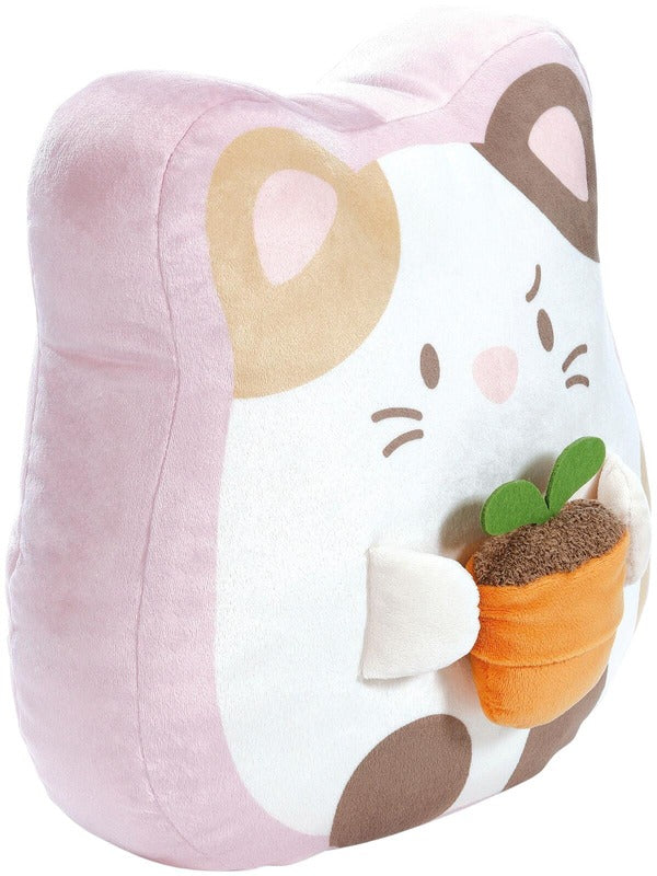 Mymochi 猫咪Angy与花盆毛绒玩具 33cm