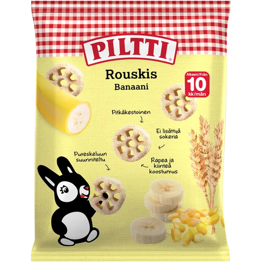PILTTI 28g Rouskis banaani 10kk｜Piltti 28 克 Rouskis 香蕉 10 个月
