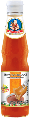 DEK SOM BOON 是拉差辣椒酱 350g｜Dek Som Boon Sriracha Chilikastike 350g