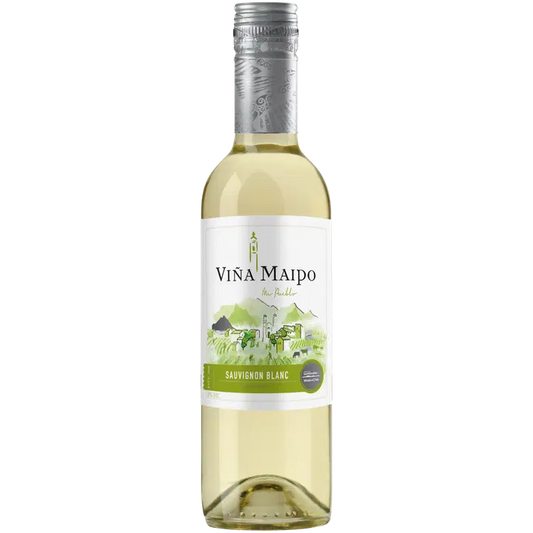 Viña Maipo Sauvignon Blanc 8 %, 0,375 l valkoviini lasipullo｜Viña Maipo 长相思 8%，0.375 升白葡萄饮料玻璃瓶