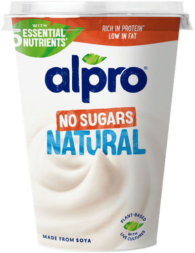 Alpro 无糖 发酵大豆制品，无糖，原味 400g