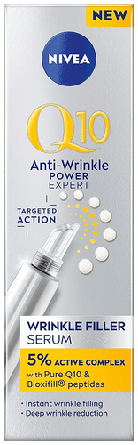 Nivea Q10 NIVEA 15ml Q10 Power抗皱专家淡纹填充精华面部精华