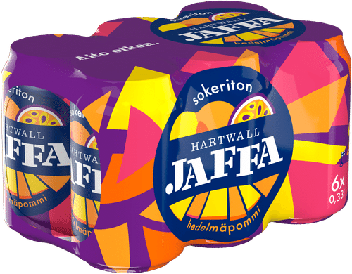 Hartwall Jaffa 6 x Hartwall Jaffa 水果炸弹无糖汽水 0,33 l