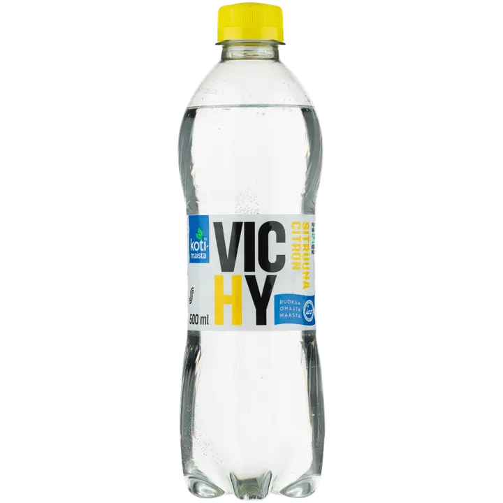 Kotimaista sitruuna vichy kivennäisvesi 0,5l｜Kotimaista 维希柠檬矿泉水 0,5l