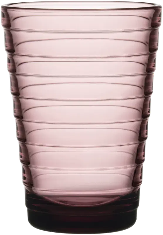 Iittala 艾诺·阿尔托玻璃杯33cl石楠花色 2kpl｜Iittala Aino Aalto juomalasi 33cl kanerva 2kpl