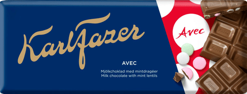 Karl Fazer Avec 180克巧克力板｜Karl Fazer Avec 180g suklaalevy