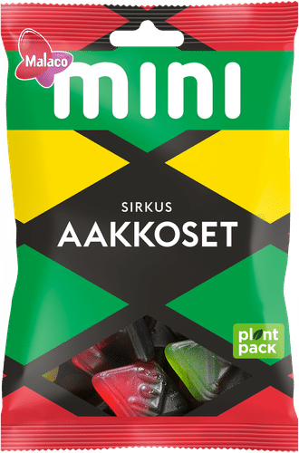 Malaco Aakkoset Mini Sirkus糖果混合装 120g｜Malaco Aakkoset Mini Sirkus makeissekoitus 120g