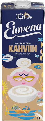 Elovena 1l kaurajuoma kahviin