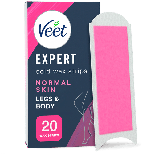 Veet Expert Kylmävahaliuskat Vartalo&jalat normaalin iho 20kpl