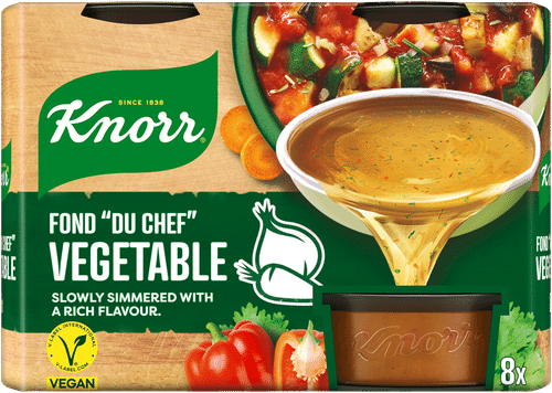 Knorr 蔬菜高汤底料 “du Chef” 即饮 8x28g