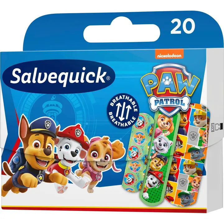 Salvequick Paw Patrol lastenlaastari 20kpl-Salvequick 狗狗巡逻队儿童补丁 20kpl