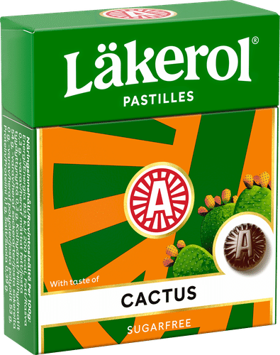 Läkerol 经典仙人掌糖 25g｜Läkerol Classic Cactus pastilli 25g