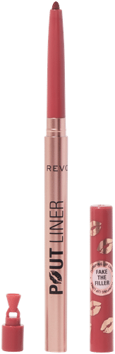 Makeup Revolution Pout Bomb täyteläinen huulenrajaus 1,1g Burnt Cherry Red