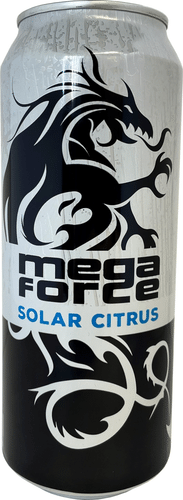 Megaforce 太阳能柑橘能量饮料 0.5l 罐