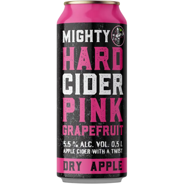 Mighty Hard Cider Pink Grapefruit 5,5% 50cl tlk｜Mighty 粉红葡萄柚烈性苹果饮品 5.5% 50cl tlk