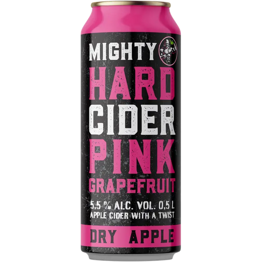 Mighty Hard Cider Pink Grapefruit 5,5% 50cl tlk｜Mighty 粉红葡萄柚烈性苹果饮品 5.5% 50cl tlk