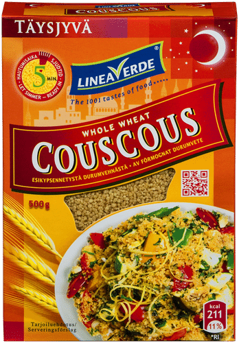 Linea Verde 全麦古斯古斯 500 g｜Linea Verde Täysjyvä Couscous 500 g