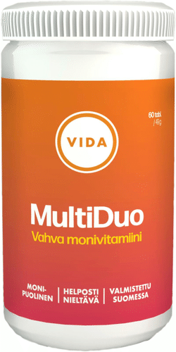 Vida 膳食补充剂Multiduo高含量复合维生素60片 49 g