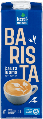 Kotimaista Kaurajuoma Barista 1L UHT