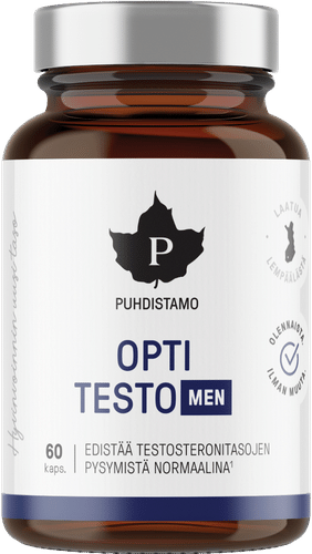 Puhdistamo OptiTesto男士 60 kaps