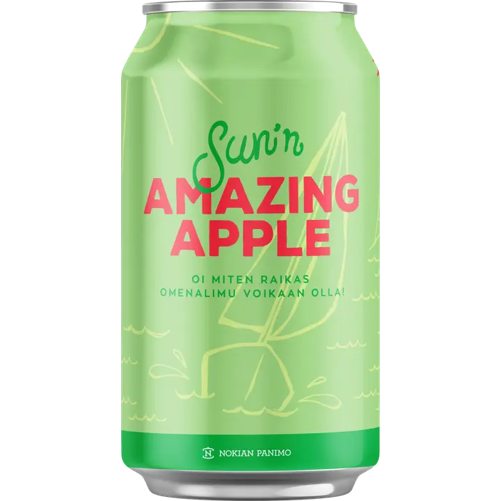Sun'n Amazing Apple 0,33l｜Sun’n 太阳的神奇苹果 0,33l