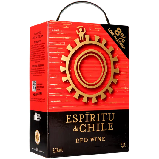 Espiritu de Chile Red 8,0 til-% 3L BIB｜Espiritu de Chile 红色 8.0 vol% 3L BIB