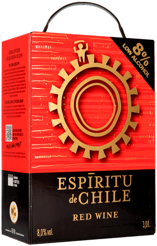 Espiritu de Chile 红饮品 8% vol 3L 盒中袋