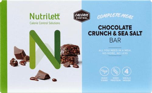 Nutrilett 巧克力脆片海盐代餐棒 4x60g