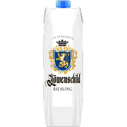 Löwenschild Riesling valkoviini 8 til-% 1 L tetra｜Löwenschield Löwenschild 雷司令白葡萄饮料 8 vol% 1 L 四份