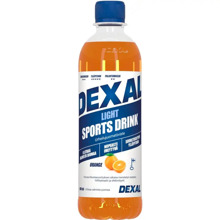 Dexal Light urheilujuomajuomatiiviste appelsiini 0,4l-Dexal 淡味运动饮料浓缩橙 0,4l