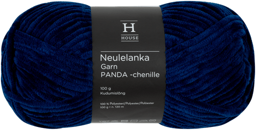 House Panda雪尼尔纱线 100克 海军蓝 3140