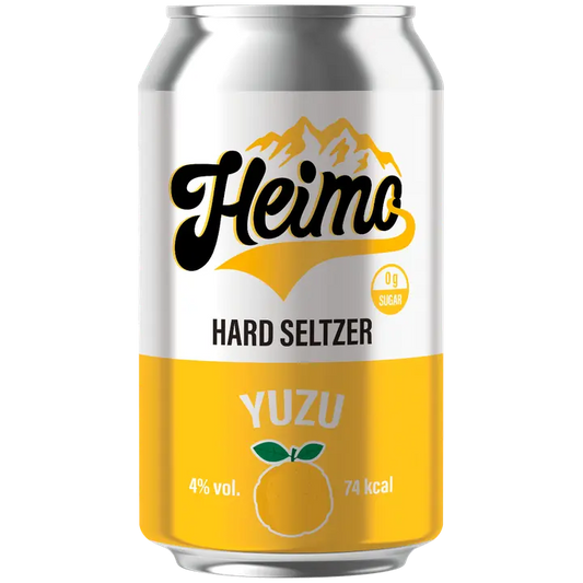 Heimo Hard Seltzer Yuzu 4,0% 330ml｜Heimo 硬苏打水柚子 4.0% 330ml