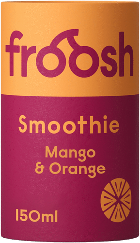 Fazer Froosh Hedelmäsmoothie 150 ml tölkki Mango ja Appelsiini｜Froosh Fazer Froosh 水果冰沙 150 毫升罐装芒果和橙子