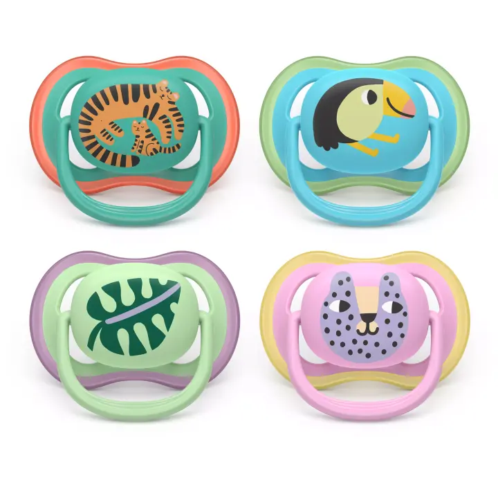 Avent Ultra Air tutti 6-18kk 2 kpl｜Avent Ultra Air 安抚奶嘴 6-18 个月 2 kpl