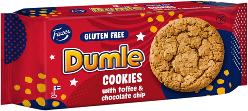 Fazer Dumle Cookies gluteeniton 140g｜Fazer 无麸质Dumle曲奇 140g