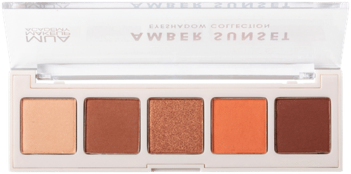 MUA Make Up Academy Eyeshadow Palette 5 shades 3,2 g  Amber Sunset luomiväripaletti