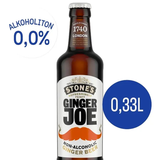 Stones Ginger Joe 0% 33cl alkoholiton juomasekoitus｜Stones Ginger Joe 0% 33cl 0度混合饮料