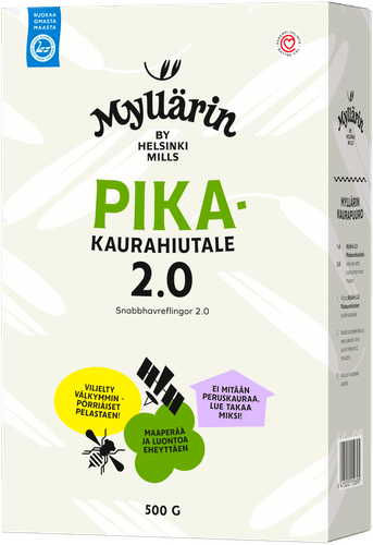 Myllärin Pikakaurahiutale 2.0 500 g｜Myllärin 速煮燕麦片2.0 500 g