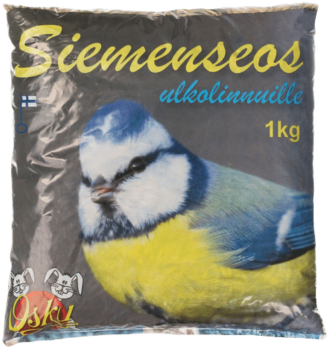 Osku 1kg siemenseos linnuille