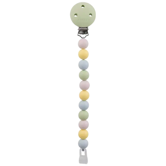 Nattou tuttinauha silikoni, pastel green｜Nattou 硅胶奶嘴，淡绿色