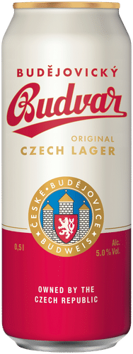 Budvar Budejovicky Budvar 原味捷克拉格饮品 5% 0.5升饮品罐