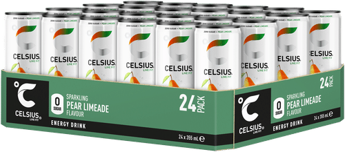 Celsius 梨青柠能量饮料 24包装（24x355ml）｜CELSIUS Pear Limeade Energiajuoma 24-pack (24x355ml)