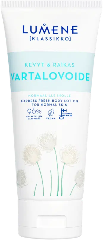 Lumene KLASSIKKO 轻盈清爽身体乳 200ml｜Lumene KLASSIKKO  Kevyt & raikas vartalovoide 200ml