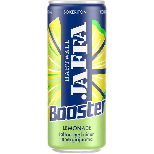 Jaffa Booster Lemonade sokeriton energiajuoma 0,33 l｜Jaffa Booster 柠檬水无糖能量饮料 0,33 l