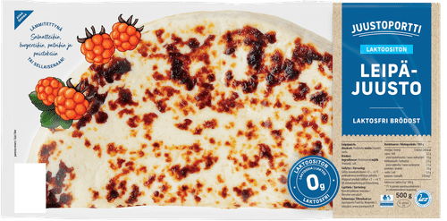 Juustoportti Leipäjuusto 500 g laktoositon