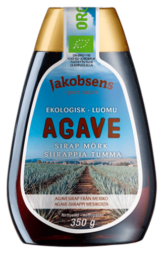 Jakobsens 350g agavesiirappi tumma luomu｜Jakobsen S 350g 深色有机龙舌兰糖浆
