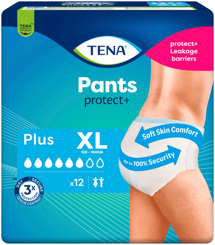Tena Pants 失禁裤 Plus XL 12 kpl